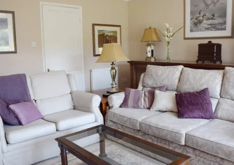 The living room at 2 Bittadon Cottages, Bittadon