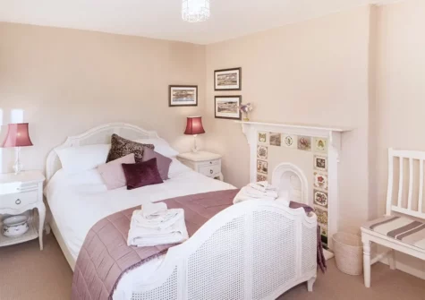 Bedroom #3 at 2 Bittadon Cottages, Bittadon