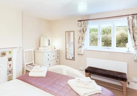 Bedroom #3 at 2 Bittadon Cottages, Bittadon
