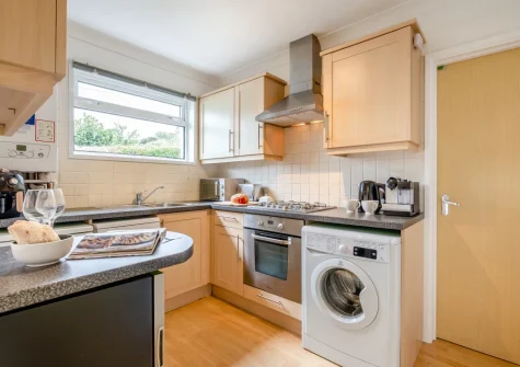 The kitchen at 2 Clearwater, St Ives