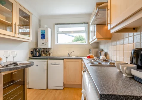 The kitchen at 2 Clearwater, St Ives