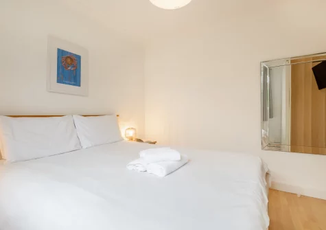 The bedroom at 2 Clearwater, St Ives