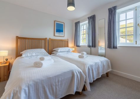 Bedroom #3 at 2 The Fish Cellars, Port Quin