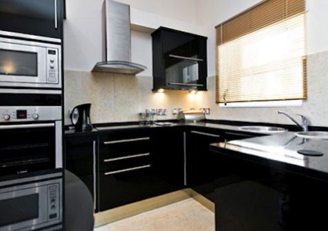 The kitchen @ 2 The Old Edwardian, Newquay