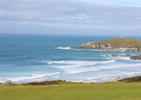The balcony offers great views @ 23 Ocean Gate, Newquay