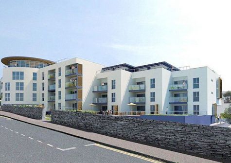 Outside 23 Ocean Gate, Newquay