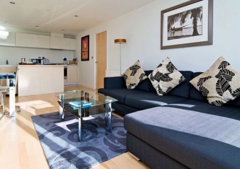 The living area @ 24 Zinc, Newquay