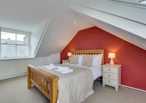 Bedroom #1 at 26 Wesley Place, St Ives