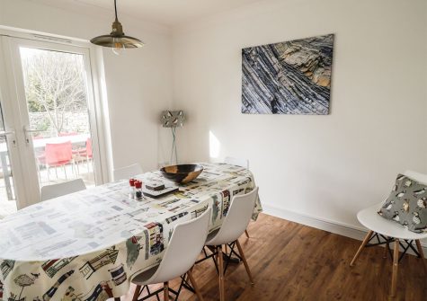 The dining area at 27 Berries Avenue, Bude