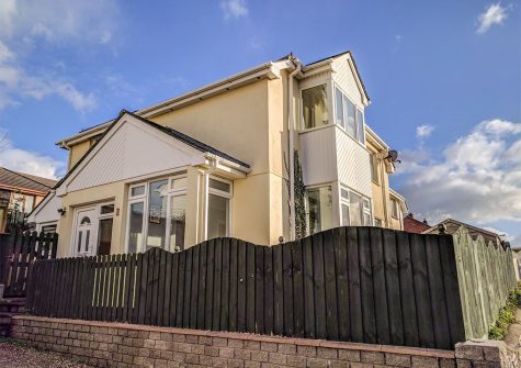 Outside 27 Berries Avenue, Bude