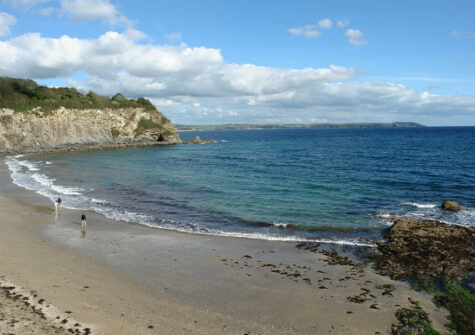 The beach is just a few minutes walk from 28 Clock Tower Court, Duporth