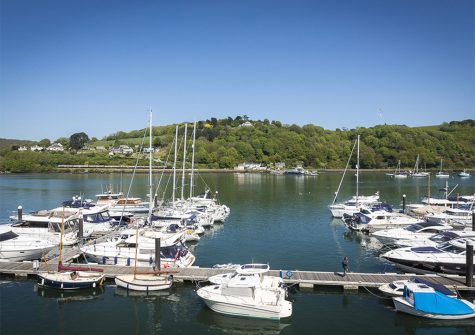The view from 28 Dart Marina, Dartmouth