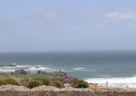 The sea view from the living room at 2A Clodgy View, St Ives