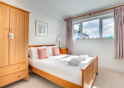 Bedroom #1 at 2A Clodgy View, St Ives