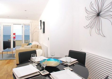 The dining area @ 3 At the Beach