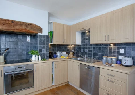 The kitchen at 3 Bayview, Torcross