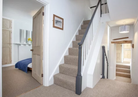 The first floor landing at 3 Bayview, Torcross