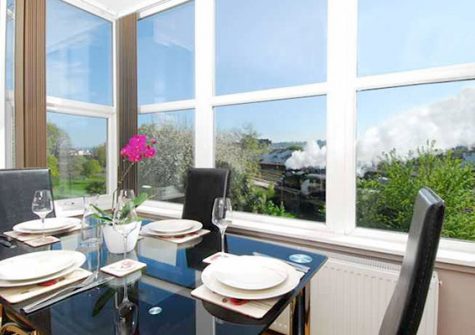 The dining area @ 3 High Gables, Paignton