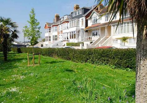 View from the park of High Gables, Paignton
