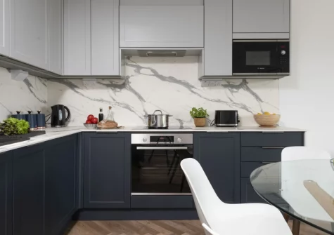 The kitchen at 3 Oasis Sands, Newquay