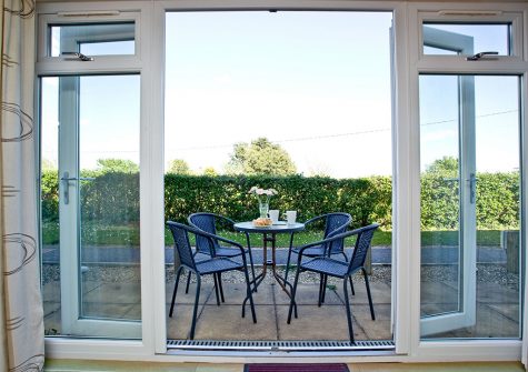 The living area at 3 Red Rock, Dawlish Warren