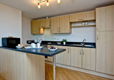 The kitchen at 3 Red Rock, Dawlish Warren