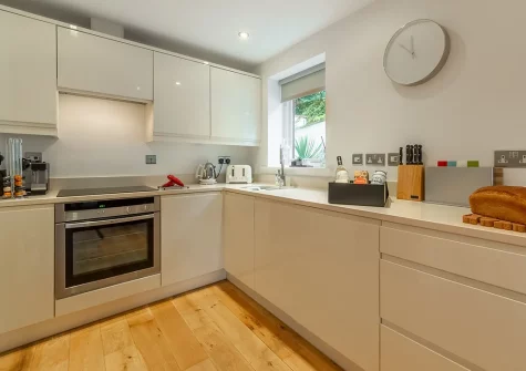 The kitchen at 3 Sandy Lane, Carbis Bay