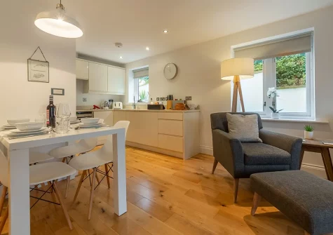 The dining area at 3 Sandy Lane, Carbis Bay