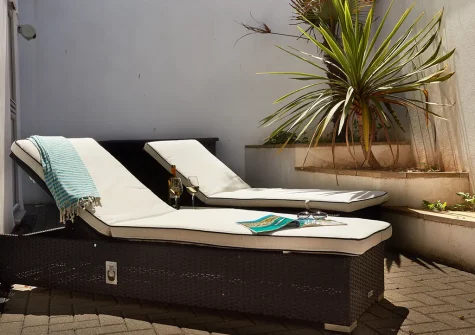 The terrace at 3 Sandy Lane, Carbis Bay