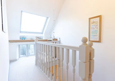 The first floor landing at 3 The Old School House, St Agnes