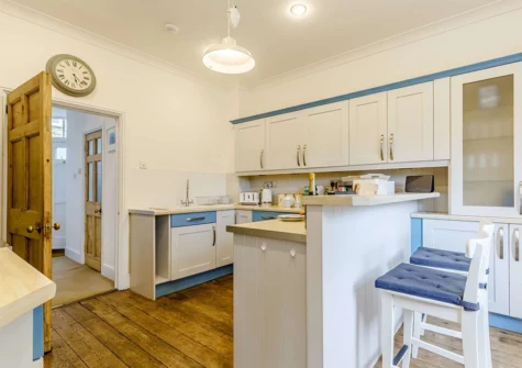 The kitchen at 3 The Square, Penryn
