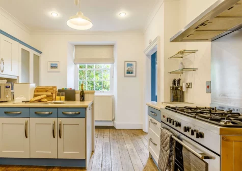 The kitchen at 3 The Square, Penryn