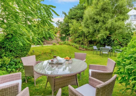 The garden at 3 The Square, Penryn