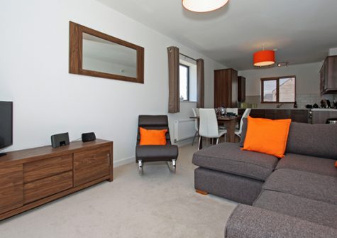 The living area @ 3 Waterwheel Apartments, Charlestown