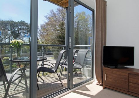 The balcony @ 3 Waterwheel Apartments, Charlestown
