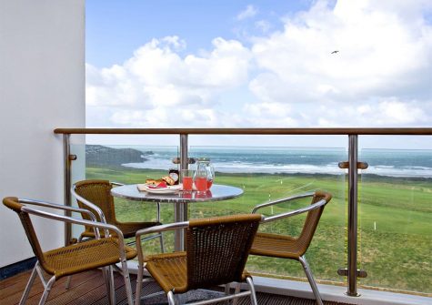 The balcony at 31 Bredon Court, Newquay