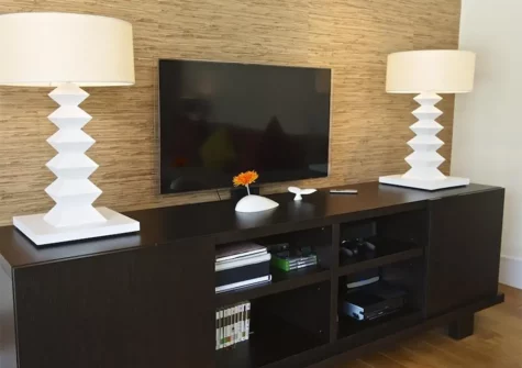 The living area at 32 Dart Marina, Dartmouth