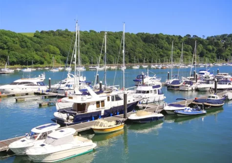 32 Dart Marina has fabulous views up the River Dart and across to Kingswear