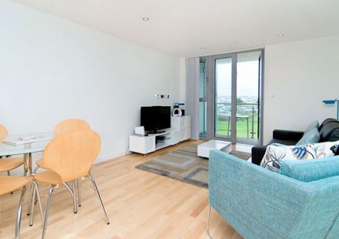 The living area @ 32 Zinc, Newquay
