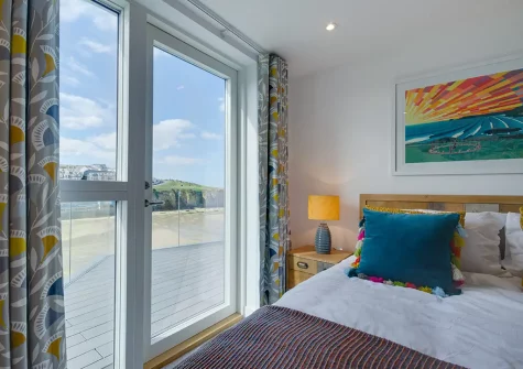 Bedroom #1 at 34 The Dunes, Perranporth