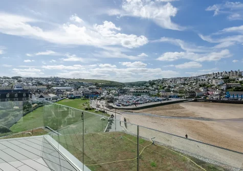 The second balcony at 34 The Dunes, Perranporth