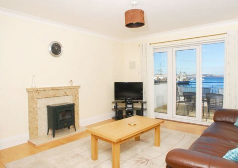 The living area @ 39 Moorings Reach, Brixham