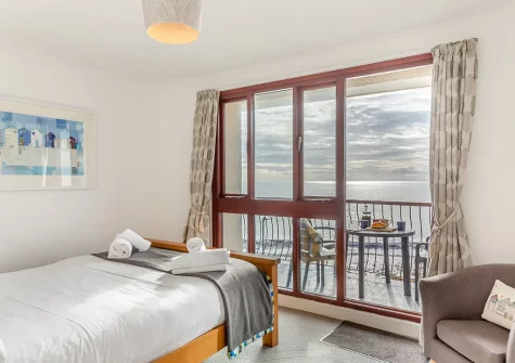 Bedroom #1 at 4 Admiralty Court, Looe