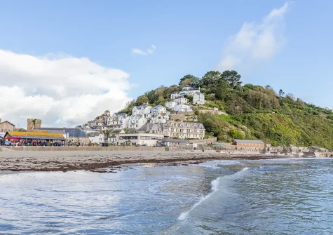 Enjoy access to the East Looe Beach from the garden when you stay at 4 Admiralty Court, Looe