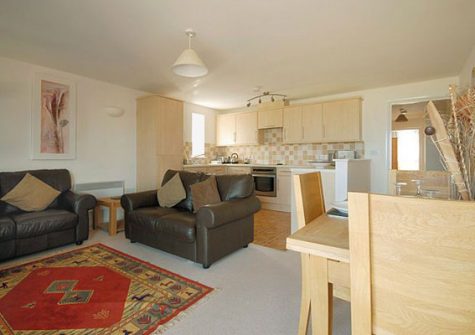 The living area @ 4 Belvedere Court, Paignton