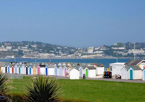 The lovely beach view from the living area @ 4 Belvedere Court, Paignton