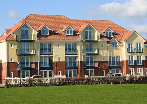 The outside of Belvedere Court, Paignton