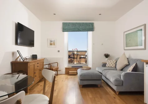 The living area at 4 Fernhill, Carbis Bay