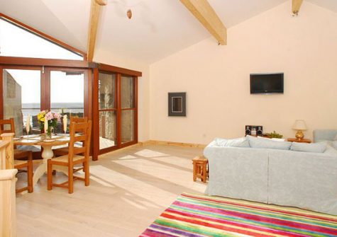 The open-plan living area @ 4 Fish Cellars
