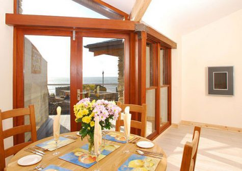 The open-plan dining area @ 4 Fish Cellars